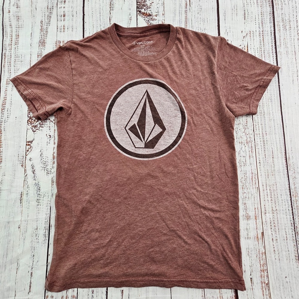 Volcom Rust Short Sleeve Cotton Blend‎ T-Shirt Men's S